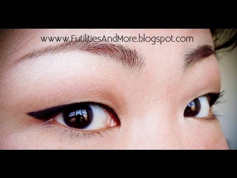 Winged Eyeliner for Asian Monolid And Red Lips Makeup Tutorial