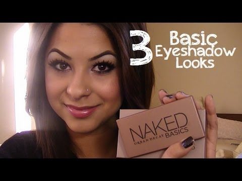 3 Basic Eyeshadow Looks Ft. Urban Decay Naked Basics Palette