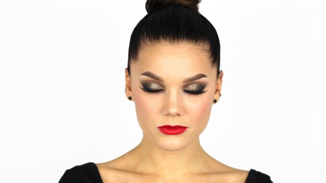 Linda Hallberg Makeup Tutorial (with subs) – Smokey Eyes and Red Lips (Sotade ögon och röda läppar)