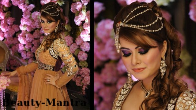 Wedding Makeup – Arabic Look With Indian Touch – Complete Hair And Makeup