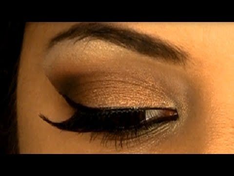 Glamorous & Sexy Bronze Smokey Eye For Brown/Tan or Indian Skin Tone