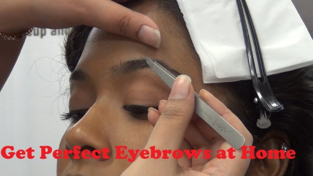 Makeup Tutorial – How to Shape Eyebrows at Home