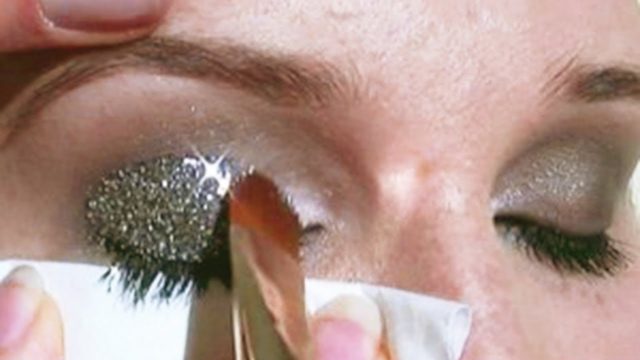 Glitter eyeshadow