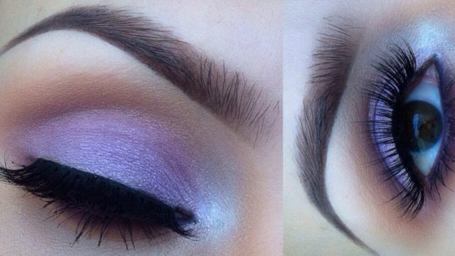 Easy summer purple eyeshadow tutorial