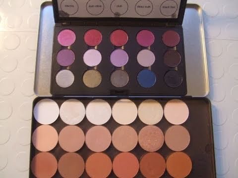 MAC EYESHADOWS Vs MAKE UP FOR EVER EYESHADOWS!!!!!