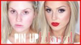 GRWM Red Lips! ♡ Outfit, Makeup & Hair! Pin Up Inspired