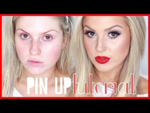 GRWM Red Lips! ♡ Outfit, Makeup & Hair! Pin Up Inspired