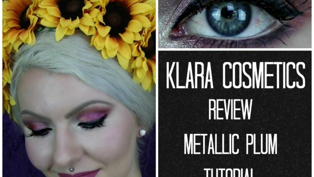 Metallic Plum Eyeshadow Tutorial. Klara Cosmetics Review. (Cruelty Free)