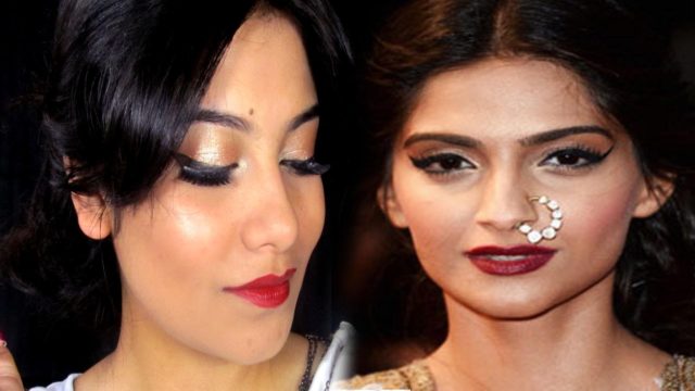 Sonam Kapoor Cannes Inspired Makeup | Bollywood Celebrity Makeup Tutorial