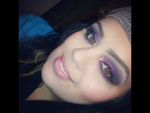 Smokey Purple & Pink Eyeshadow Makeup LOOK