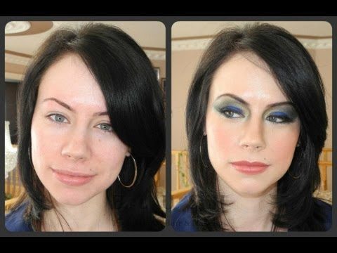 Makeup Makeover – Royal Blue & Green (Sugar Pill Cosmetics)