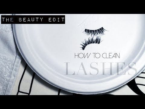 How to Clean False Eyelashes | Kalei Lagunero