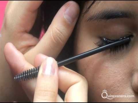 How to Apply False Lashes: Quinceanera Makeup Tutorial