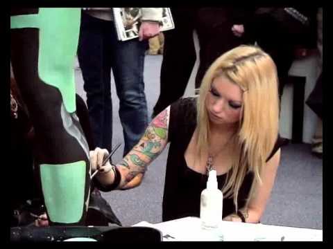 MAC- Cosmetics, International Make-up Artist trade show 2006, body painting