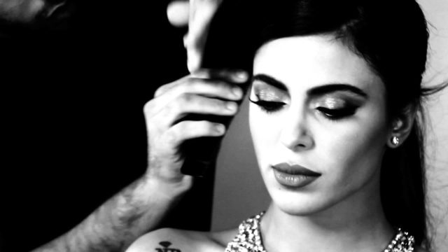 “HollyWood Glam” behind the scenes with Hala Ajam, Arab Celebrity Makeup Artist.