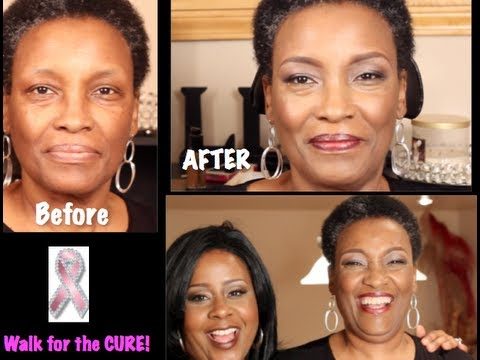 Makeup for Women over 50.  Survivor Makeup!  using Satin Taupe eyeshadow!