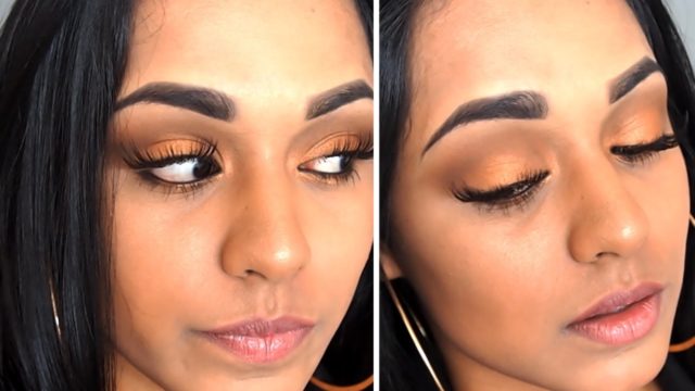 ♡ Soft Copper Eye Makeup Tutorial (with HUGE eyelashes!!) ♡