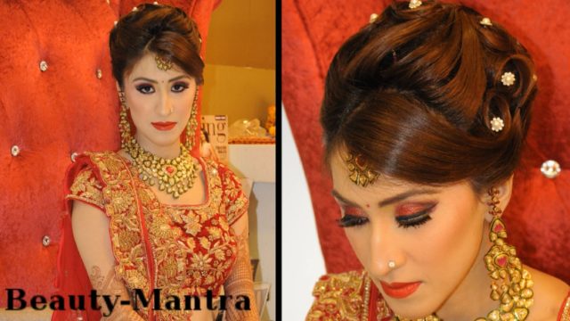 Indian Wedding Makeup – Gorgeous Reception Look – Complete Hair And Makeup