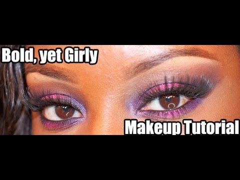 Makeup Tutorial | Bold, yet Girly (Full Makeover).