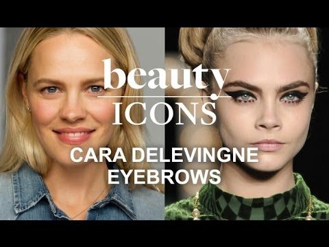 How to Get Cara Delevingne’s Bold Brows-Celebrity Makeup Tutorial-Style.com’s Beauty Icons