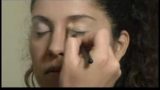 Contouring the Face With Makeup : Applying Cream Eyeshadow