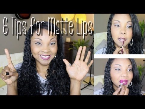 ✰6 Tips for Wearing Matte Lips (Fall/Winter 2013 Makeup Trend)✰