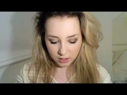 Katie Waissel X Factor make up tutorial (feather eyelashes!)