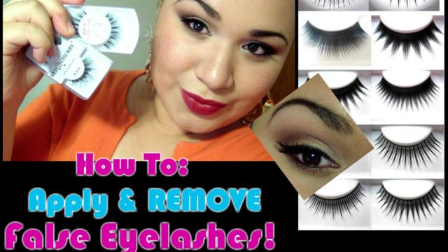 How To: Apply & REMOVE False Eyelashes