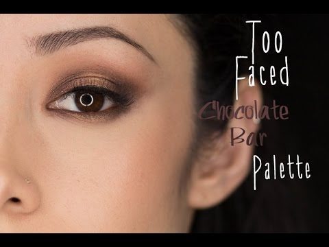 Too Faced Chocolate Bar Eyeshadow Palette Makeup Tutorial