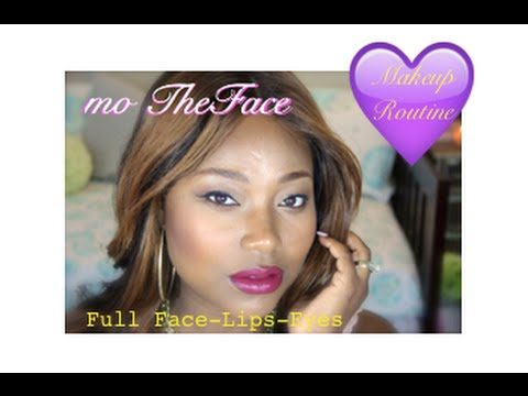 My Makeup Routine| Foundation, Highlight, Contour, Eyes and Lips| moTheFace™