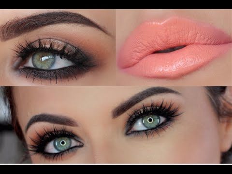 Peach & Bronze Look