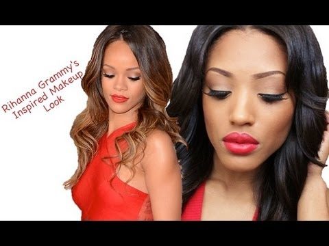 Rihanna Grammys 2013 Inspired Makeup (@rihanna)