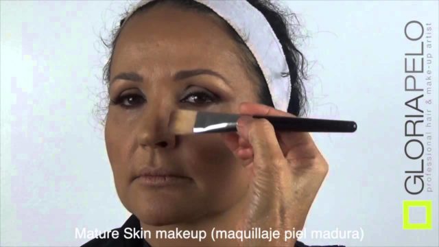 Mature skin natural makeup (maquillaje piel madura)