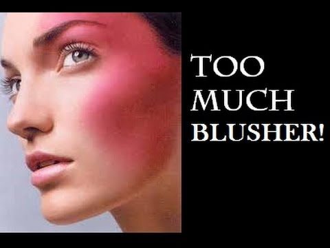 Makeup Tip : How to Fix Overapplied Blush