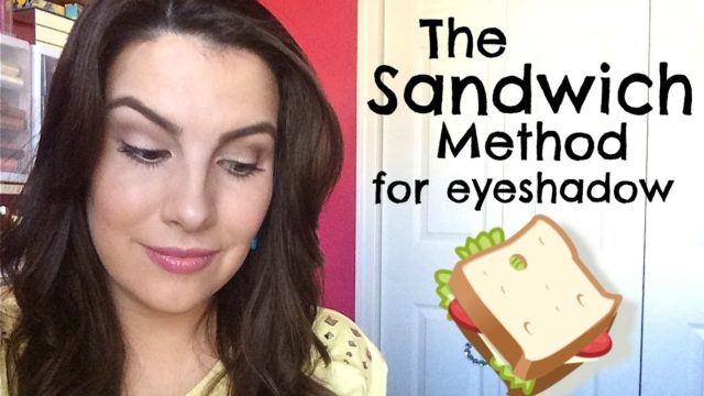 Easy Eyeshadow: The Sandwich Method