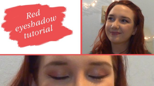 Red Eyeshadow Makeup Tutorial