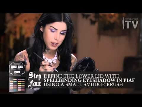 The Shimmery Purple Eyeshadow Makeup Tutorial by Kat Von D | Sephora