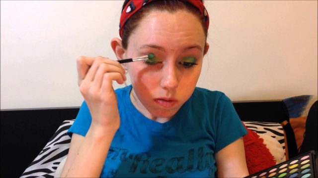 St. Patricks Day Shamrock Eyeshadow