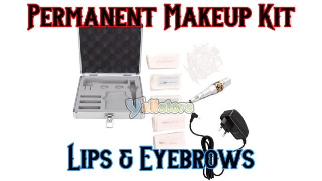 New Pro Permanent Makeup Eyebrow Pen Machine Tattoo Supply with Carrying Case