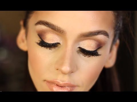 Gold & Bronze Smokey Eye Makeup Tutorial!