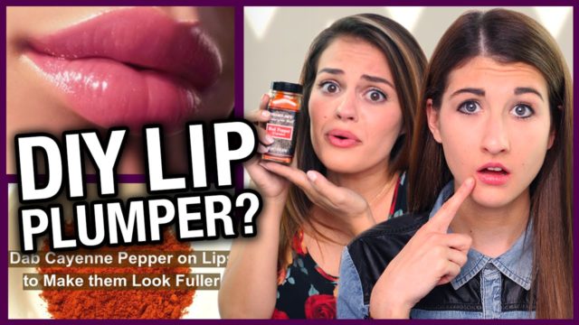 DIY Lip Plumper w/ Cayenne Pepper? – Makeup Mythbusters w/ Maybaby & Carrie Rad